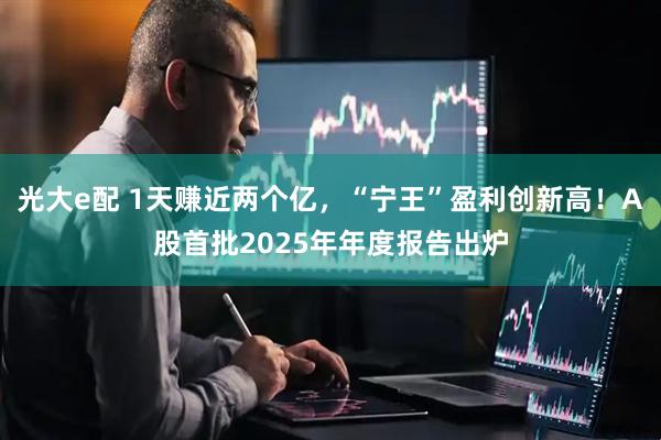 光大e配 1天赚近两个亿，“宁王”盈利创新高！A股首批2025年年度报告出炉